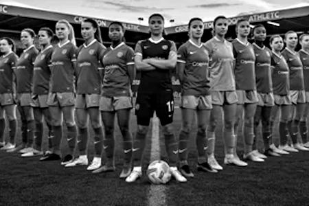 >AFC Croydon Athletic women's team.