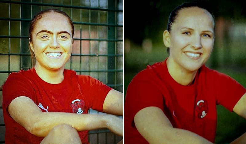 Georgia Griffin and Hayley West