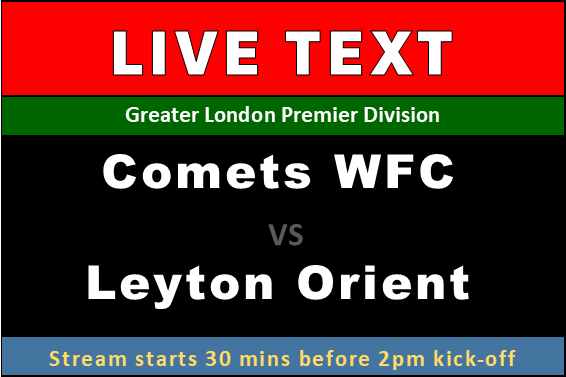 Live text banner for Comets away