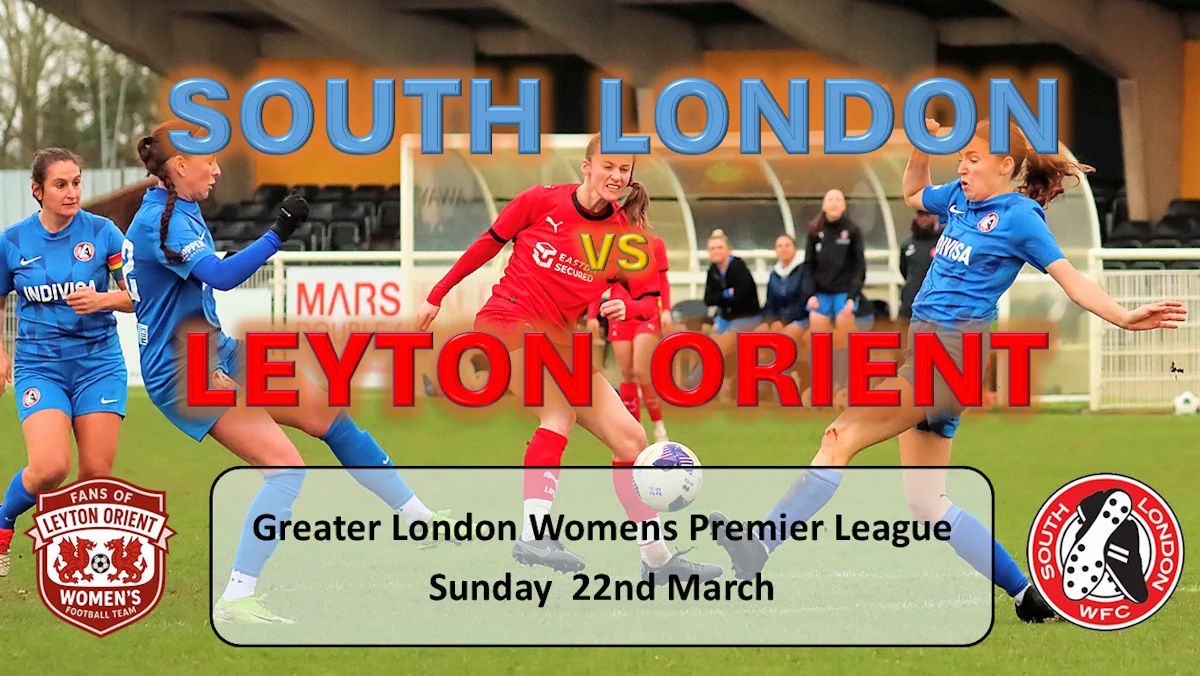 Next game vs South London banner ad