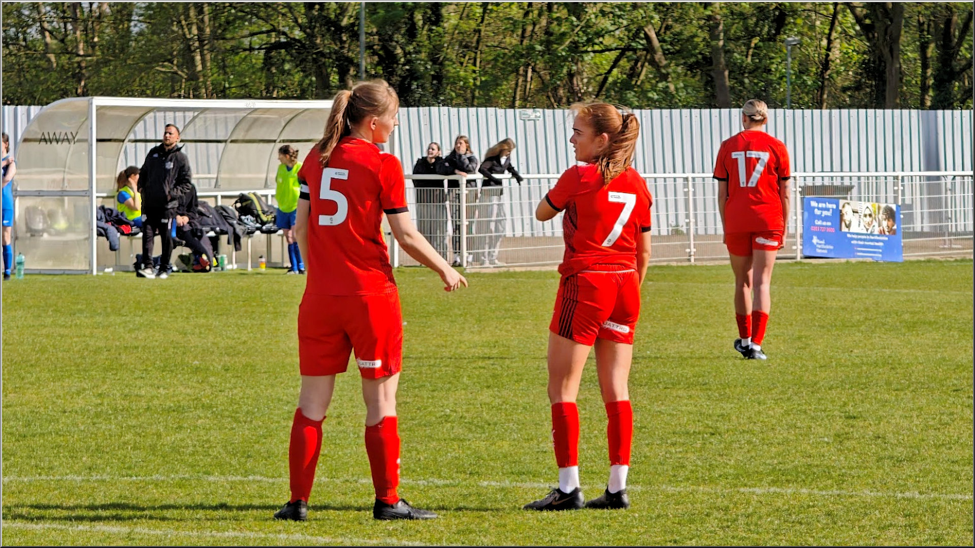 GG Squared, Grace Gillard (L) and Georgia Griffin (R) hit nine goals between them..