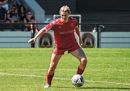 Hammersmith's top scorer Rachel Anderson