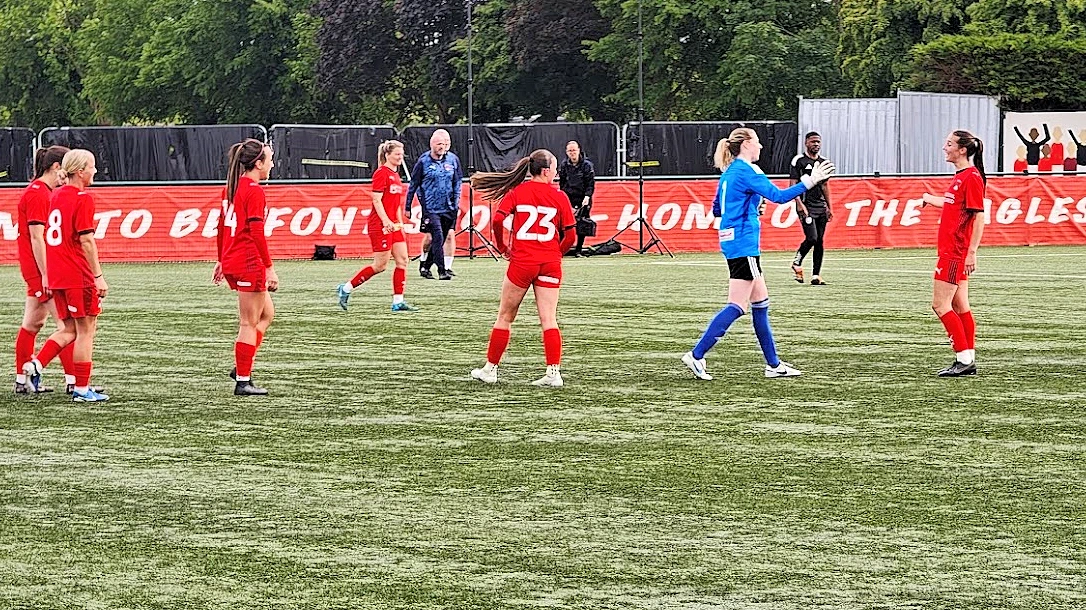 Bec's keeper Rosie Lethbridge accepts the accolades from the Orient ladies