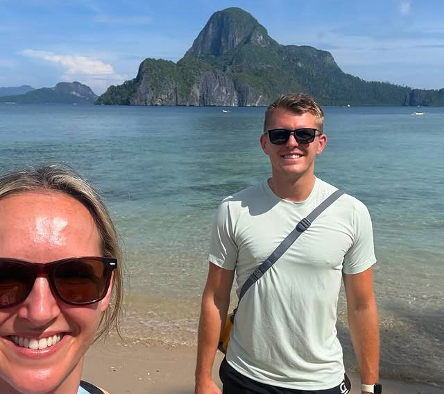 Mrs and Mr Birch in the Phillipines