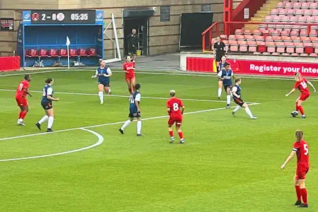 girls playing at Brisbane Road