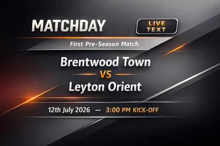 Live text show for Brentwood vs Leyton Orient