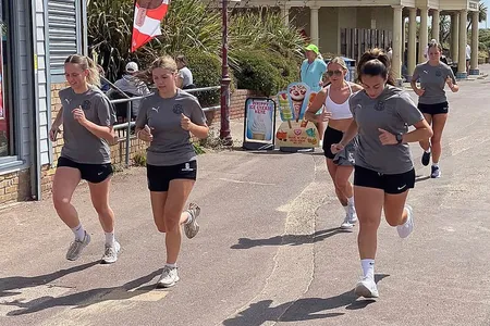 Training at the seaside
